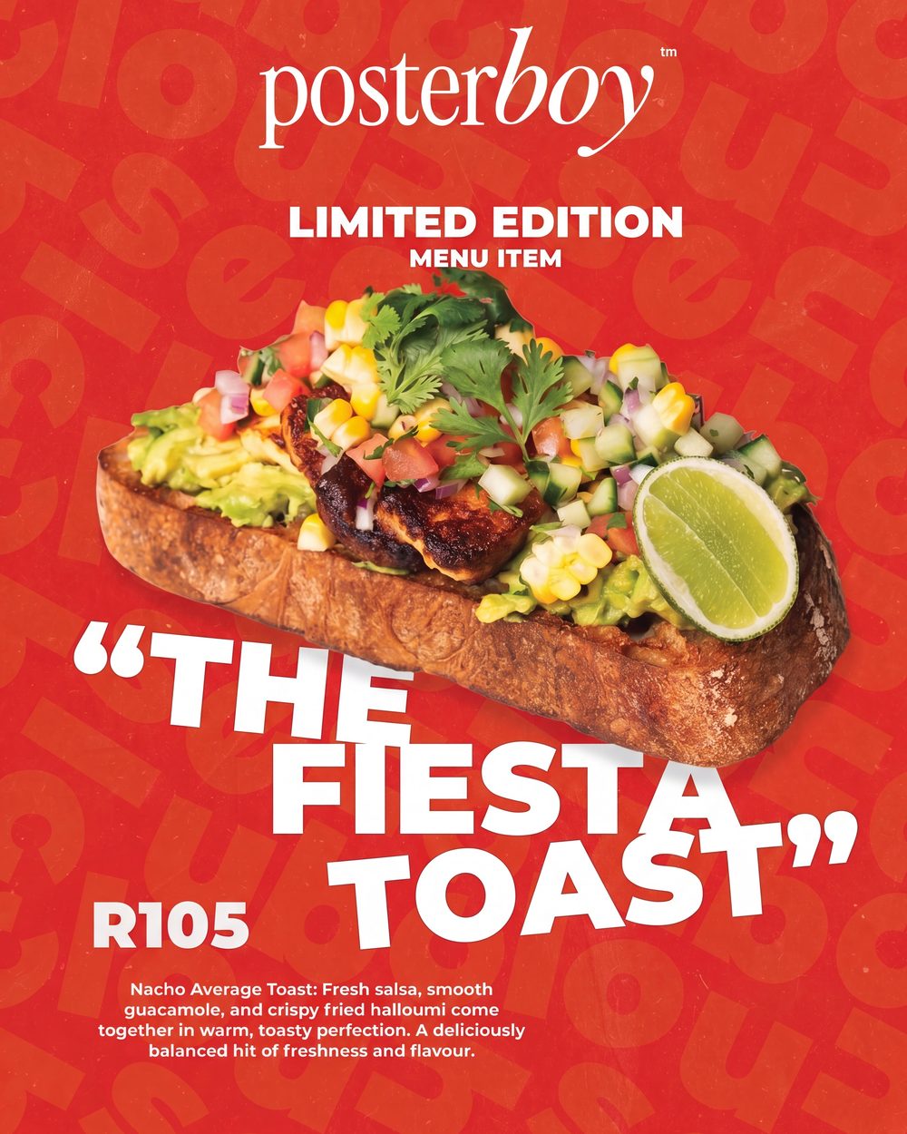 A limited-edition menu post made in the Studio
